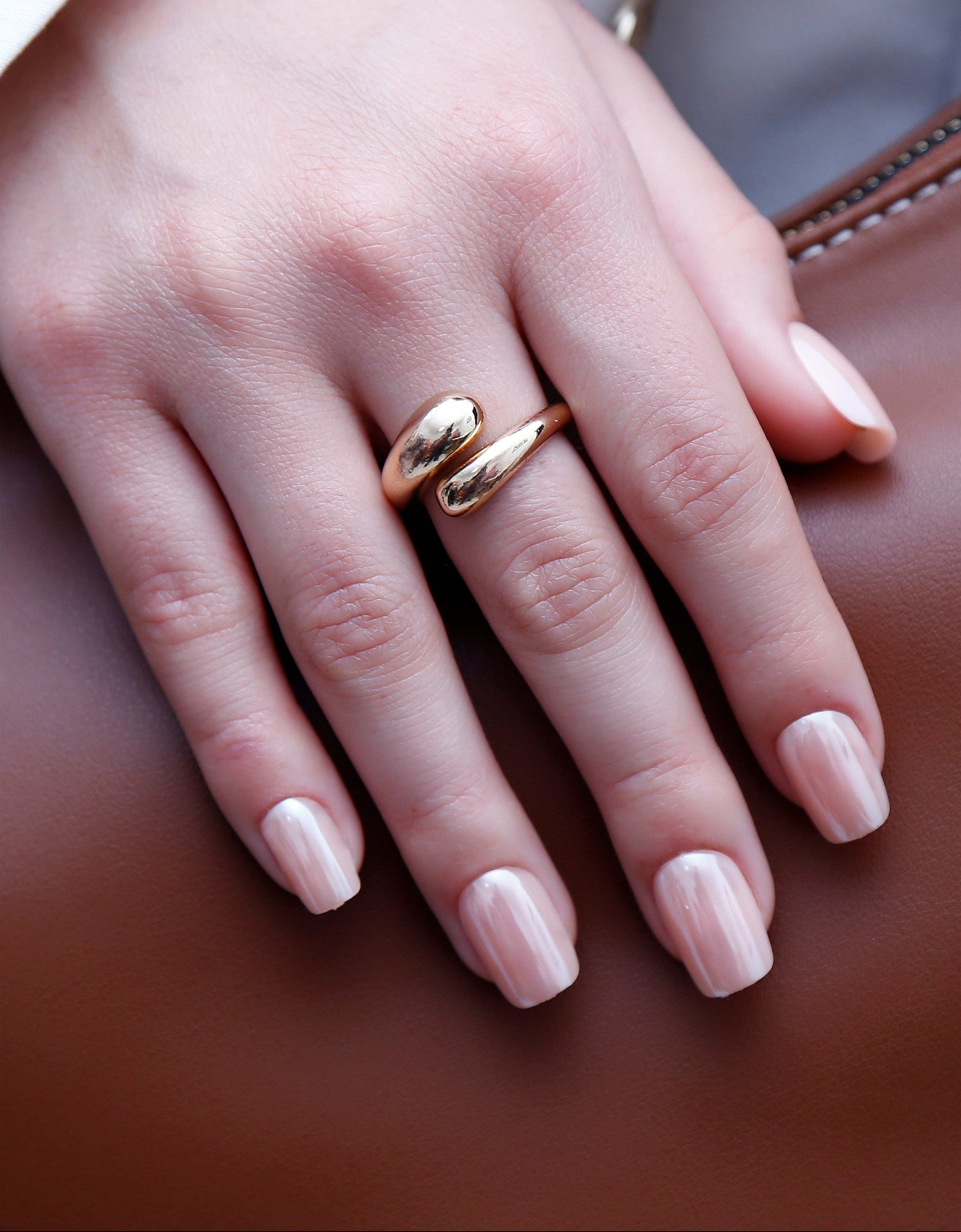 Soft Peach Glaze  – Cuadrado Corto